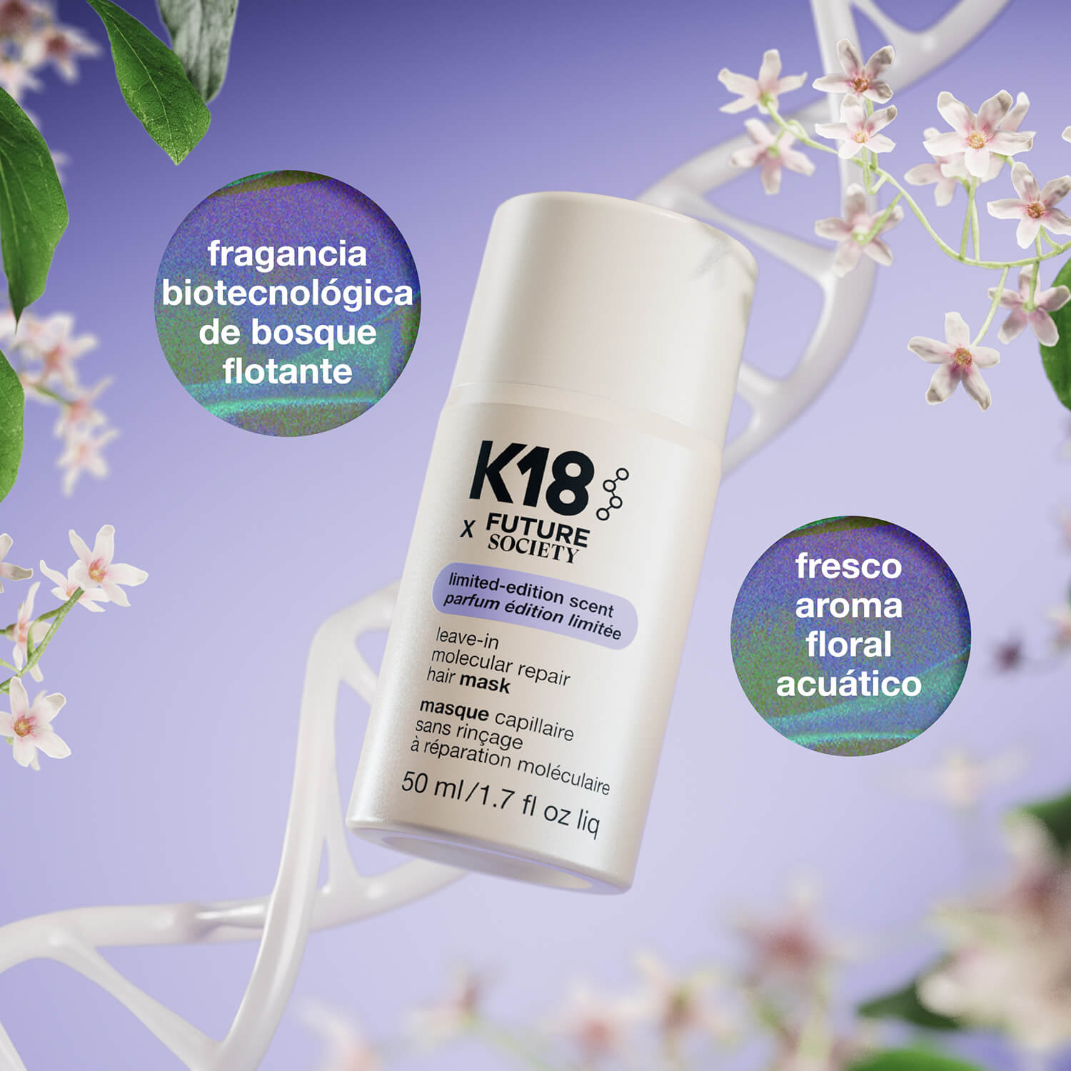 MOLECULAR REPAIR LEAVE-IN MASK K18 X FUTURE SOCIETY (MASCARILLA PARA CABELLO)